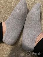 img 1 attached to Leotruny Women'S Cushion Sweat-Absorbent Breathable Soft Athletic No Show Socks review by Kristy Powers
