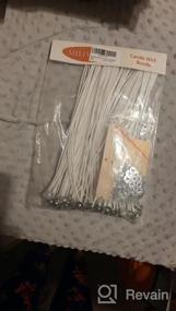 img 5 attached to MILIVIXAY Candle Making Kit: 100 Wicks, Metal Tabs, Stickers & Holders