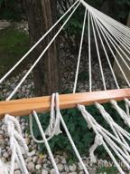 img 1 attached to COT21 Cotton Rope Double Hammock By Vivere review by Derrick Bellando