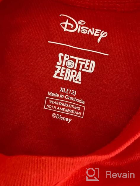 img 1 attached to Snug-Fit Cotton Pajama Sleepwear Sets for Kids featuring Disney, Star Wars, and Marvel by Spotted Zebra review by Djmikis Parker