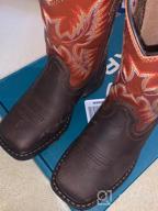 img 1 attached to Ariat Youth Workhog Wide Square Toe Western Cowboy Boot review by Michael Duman