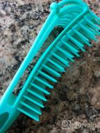 img 1 attached to BESTOOL Detangling Brush: No Pain, Easily Detangle Wet/Dry 3/4Abc Curly, Coily & Kinky Hair (Purple) review by Carl Henderson