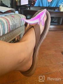 img 5 attached to Сохраняйте стиль и комфорт в женских нескользящих сандалиях с ремешками KuaiLu