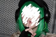 img 1 attached to 💚 Kalyss Dark Green Bob Wig for Women - Perfect for Cosplay & Parties! review by Andrew West