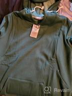 img 1 attached to Maternity Nursing Hoodie With Kangaroo Pocket And Fleece Lining For Women By Smallshow review by Maurice Morris