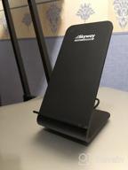 img 1 attached to Skyway Energy Fast wireless charger, dark wood review by Agata Sikora ᠌