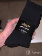 img 1 attached to Men'S 97% Cotton Dress Socks: Breathable, Comfy & Colorful Styles For Business Or Casual Wear! review by Robert Hines