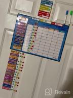 img 1 attached to Magnetic Chore Chart For Kids - 80+ Chores, Track Up To 3 Toddlers’ Home Or Classroom Learning, Potty Training, And Behavioural Routine With Daily Star Chart And Reward System review by Andrew Sticher