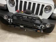 img 1 attached to EAG Front Bumper Rock Crawler With Fog Light Housing And Winch Plate Fit For 18-22 Wrangler JL review by Jeff Pettis