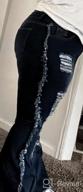 img 1 attached to Women'S Stretchy Distressed Skinny Jeans With Flared Hem review by Jacob Sriubas