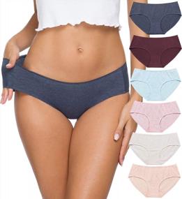 img 4 attached to Wealurre Cotton Bikini Women'S Breathable Panties Seamless Comfort Underwear
