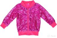 cilucu kids jackets: sparkly sequin zipper coats for 🧥 girls and boys - perfect birthday and christmas outfits for toddlers! логотип