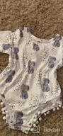 img 1 attached to Adorable Floral Sleeveless Romper Bodysuit For Baby Girls - Perfect For A Stylish Summer Look! review by Kathy Jones