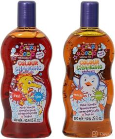 img 4 attached to 🛁 Kids Stuff Crazy Soap Colour Changing Bubble Bath Soap (2 Pack) - Fun Multicolor Bathtime Experience for Kids (Red2Blue and Orange2Green)
