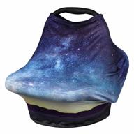 yoofoss starry sky nursing cover: multi-functional breastfeeding scarf, infants car seat and stroller canopy for baby boys and girls logo
