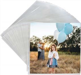 img 4 attached to Premium Quality 12X12 Scrapbook Refill Pages - 30 Pack Of Clear, Super Heavyweight Pages For 3 Ring Binders And Photo Albums - Archival Safe, Acid And PVC Free