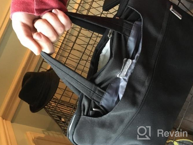 img 1 attached to Qishare Laptop Shoulder Bag: 11.6-12 Inch Multi-Functional Carrying Case For Microsoft Surface Pro & MacBook Air (Gray Lines) review by Ryan Moran