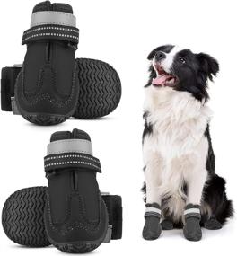 img 4 attached to Shandus Anti Slip Protector Adjustable Reflective Dogs