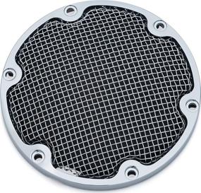 img 1 attached to Chrome Mesh Derby Cover for 2004-2019 Harley-Davidson XL Motorcycles - Kuryakyn 6528 Accent Accessory