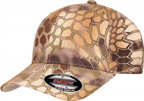 img 4 attached to Blend Into The Wild: Flexfit Kryptek Camo Cap For Outdoor Enthusiasts