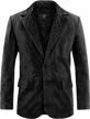 classic and stylish: lambskin leather blazer for men - shop mens leather sport coats and blazers now! logo