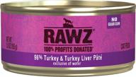 rawz turkey liver pate canned logo