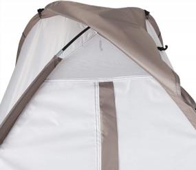 img 1 attached to Палатка Yodo на 2 человек с легким весом и сумкой для переноски - идеальная для пеших походов и приключений на открытом воздухе