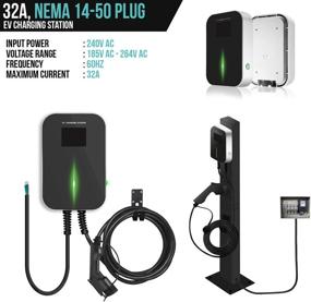 img 2 attached to ⚡ Easily Charge Your Electric Vehicle with Lectron's 240V 32 Amp Level 2 EV Charging Station - Includes 20ft J1772 Cable & NEMA 14-50 Plug! Compatible with All SAE J1772 Electric Vehicles - EVSE 7.68kW