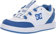 dc boys syntax skate white boys' shoes : sneakers logo