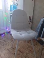 img 2 attached to Chair "Lukas", Velutto 07, white legs, set of 2 pcs. review by Edyta Bartosiewicz ᠌