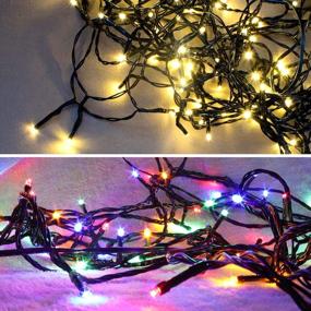 img 1 attached to LetsFunny 108Ft 300 LED Christmas String Lights, Christmas Lights - UL Certified Outdoor & Indoor Fairy Lights Christmas Tree, Patio, Garden, Party, Wedding, Holiday Decoration,Warmlight & Multicolor