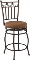 linon swag swivel counter stool logo