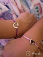 img 1 attached to MANVEN Bracelets Matching Heart Daughter review by Kim Mouton