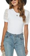 women's business casual dressy tops: newchoice summer short sleeve work blouses logo