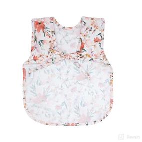 img 2 attached to 🍑 BapronBaby Peachy Dreams Bapron - Soft Waterproof Stain Resistant Bib - Machine Washable - 6m - 5yr - (Baby/Toddler Size 6m-3T)
