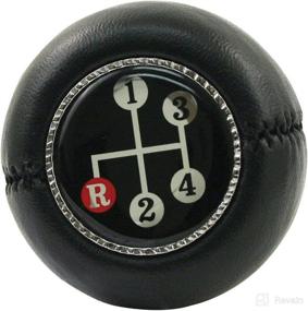 img 2 attached to ✨ Black Shift Knob with Gear Pattern, Ideal for Dune Buggy, 7, 10, and 12mm Thread Compatible