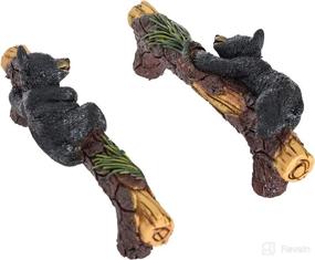 img 4 attached to 🐻 Wildlife-inspired Black Bear Cabinet Knobs and Pulls Set - Enhance Kids' Dressers and Kitchen Cabinets with Bear Drawer Hardware - Perfect for Boys' Nursery and Animal-themed Decor