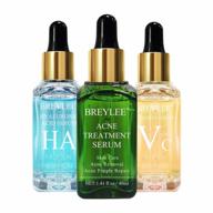 breylee acne treatment serum trio with vitamin c, hyaluronic acid, and tea tree oil for deep nourishment and breakout control logo
