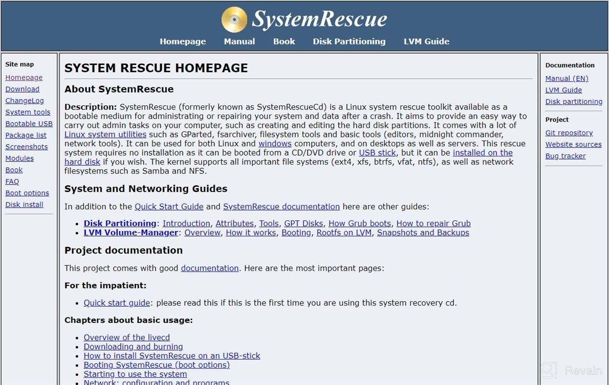 img 1 attached to SystemRescueCD review by Brian Cheney