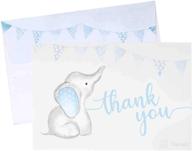 thank cards baby shower theme logo
