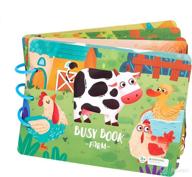 📚 montessori toddler quiet book, engaging farm theme busy book for kids 3+ - develop learning skills with interactive toys логотип