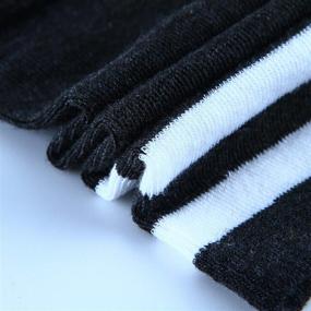 img 2 attached to Aneco 4 Pairs Over Knee Thigh Socks Boot Thigh Women Socks Knee-High Sock High Thigh Stockings High For Daily Wear, Cosplay