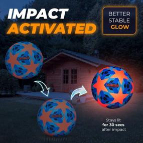 img 3 attached to Score Big With The Nightmatch Light Up LED Soccer Ball - Official Size 5 And Waterproof For Endless Fun At Night