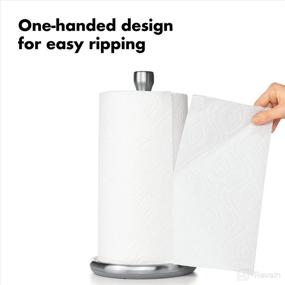 img 1 attached to 🧻 Effortlessly Convenient: OXO Good Grips Steady Paper Towel Holder