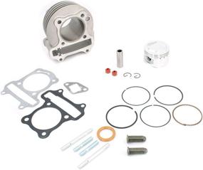 img 4 attached to 🛵 Glixal 52mm Big Bore Cylinder Kit: Boost Power and Performance for GY6 49cc-50cc Scooters, Mopeds, ATVs, and Go-Karts - Rebuild Kit with 105cc Upgrade (139QMB 139QMA)