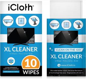 img 4 attached to Ideal Cleanup For Screens: ICloth 10-Pack Extra Large Screen Cleaning Wipes - Safe & Efficient For All Devices - Pro-Grade And Individually Wrapped