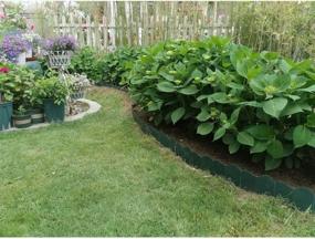 img 1 attached to Transform Your Garden With VIMOA'S Quick Interlocking Garden Borders In Green - Set Of 20Pcs