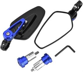 img 1 attached to Rotation Universal Motorcycle Handlebar Rearview Motorcycle & Powersports