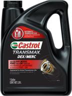🔧 castrol 03520c transmax dex/merc atf, 1 gallon, automatic, enhanced with anti-wear additives, advanced formulation, black logo