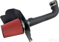 high performance cold air intake kit with filter for 2014-2020 chevy/gmc/cadillac v8 5.3l 🚀 6.2l (silverado 1500, suburban, tahoe, sierra 1500, yukon, yukon denali, escalade) in black & red logo